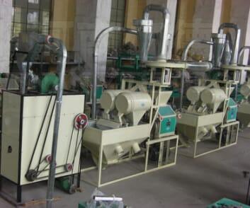 小型小麥面粉加工機組